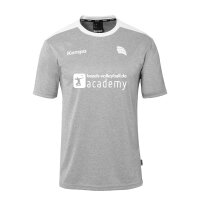 Kempa Academy Shirt Herren grau/weiß Academy-Druck XXL