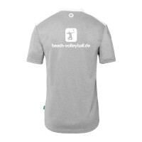 Kempa Academy Shirt Herren grau/weiß Academy-Druck XXL