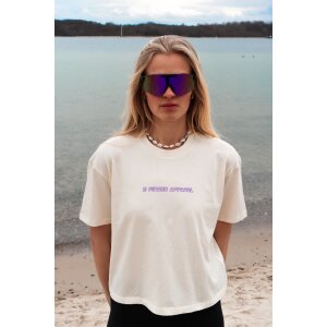 2 finger apparel "Schnelle Brille" Crop Shirt Damen